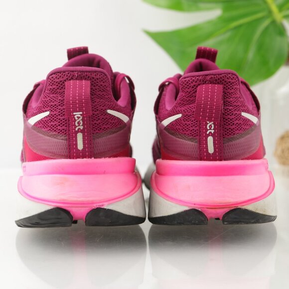 Nike Womens Legend React Running Shoes Size 8 Pink Red White Sneakers Trainers - Picture 5 of 10